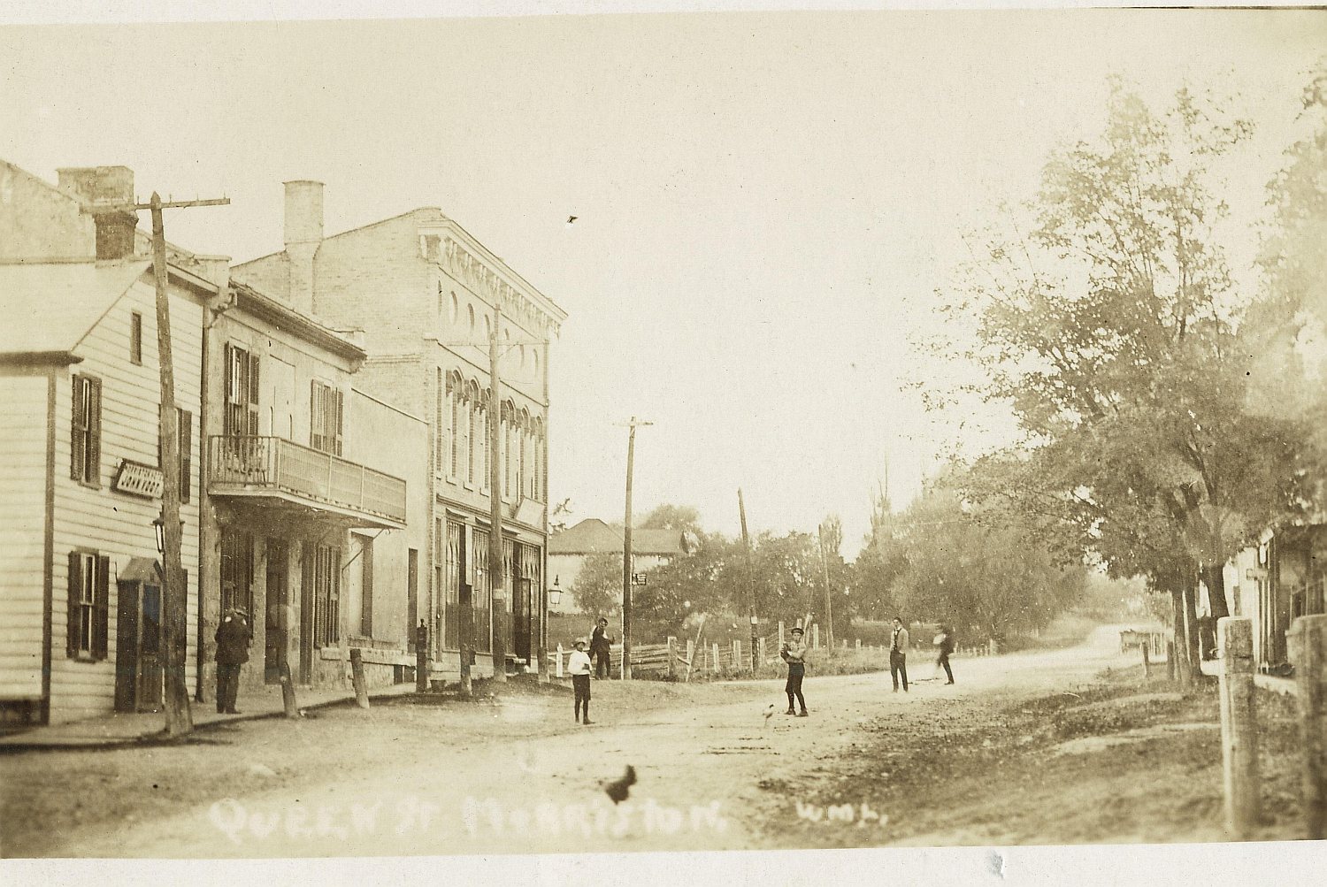 Queen street in Morriston circa 1900
